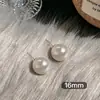 Pendientes de Plata de Ley S925 con Perlas de Imitación de Gama Alta para Mujer, Pendientes de Diseño Nicho, Pinzas para Orejas y Accesorios para Orejas Versátiles y Elegantes