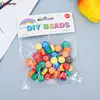 Embalagem com Fecho Argila Macia Fruta Pulseira DIY Contas Soltas Fio para Montar Pulseira Acessórios de Joias Contas Fruta de Argila Macia