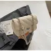 Estilo Coreano Nueva Moda Estilo Pequeño Fragante Bordado Acolchado Bolso Cuadrado Pequeño para Mujer 2024 Bolso de Axila Bolso Cruzado de Cadena
