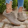Zapatos casuales ligeros de talla grande para mujer, cómodos, de comercio exterior transfronterizo europeo y americano, planos y versátiles, tallas grandes al por mayor
