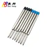 Spot supply 424 metal caneta esferográfica G2 recargas de tinta 1,0 mm neutro preto água recargas recargas caneta esferográfica