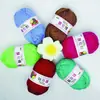Alfombrilla para Zapatos de Punto a Mano Estilo Coreano de Acrílico Muñeca Dibujo Infantil de Lana Hecho a Mano Línea de Grosor Medio DIY