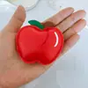 Bolsa para Joyería DIY Accesorios de Colgante Cuero PU Manzana Fruta Accesorios de Comida Colgante para Llave Semi-Terminado