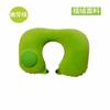 Almohada inflable en forma de U de seda de hielo, almohada de aire para la columna cervical en forma de U, para viajes, hora del almuerzo, soporte para dormir en tren de alta velocidad, fábrica