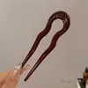 Elegante Pasador de Acrílico en Forma de U para Mujer, Adecuado para Peinados de Moño, Nuevo Accesorio para el Cabello Estilo Chino