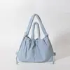 Bolsa de Hombro Esponjosa con Cordón para Mujer Estilo Mismo que Youjia, Gran Capacidad, Bolsa Nube Rellena de Algodón Down, Bolso Cruzado de Nylon
