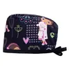 Gorro Quirúrgico Estampado de Algodón Ajustable Bolsa para Cabello Largo de Mujer Gorro Dentista Clínica Dental Gorro Esmerilado Comercio Exterior para Hombres