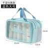 Bolsa de Cosméticos Transparente Popular na Internet Estilo Ins Super Popular Pequena Portátil para Viagem Feminina Grande Capacidade Impermeável Bolsa de Higiene Pessoal Bolsa de Armazenamento