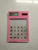 Calculadora Solar Transparente Pantalla Táctil Oficina Negocios Estudiante Computadora Regalo Creativo Mayoreo