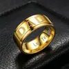 Pulsera de acero inoxidable de 8 mm letras anillo DAD anillo de acero de titanio para hombre joyería regalo del Día del Padre Explosiones europeas y americanas