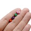 Amazon 6mm resina rosa camelia manicura pequeños accesorios mixtos flores pequeñas accesorios DIY mayoreo