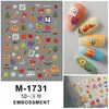 Estilo Japonés Popular Lindo Infantil Graffiti Pegatinas para Uñas ins Dibujos Animados Cachorro Gato Cereza Lazo Pegatinas para Uñas