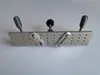 Lijadora de banda completamente nueva con soporte para amoladora angular con abrazadera en V, Herramienta multifuncional DIY de mano para desbarbado y afilado de bordes de acero inoxidable