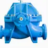 Bomba Centrífuga Horizontal de Doble Succión para Transmisión y Presurización de Agua de Alto Flujo en Tuberías de Planta de Agua, con Fuerzas Axiales Equilibradas en Ambos Lados de la Entrada de Agua