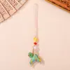 Estilo Nacional Song Jin Rabo de Peixe Vagem de Lótus Pingente para Pulseira de Celular DIY Novo Estilo Chinês Chaveiro Song Jin Cordão para Celular Pingente para Bolsa