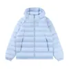 Transmisión en vivo estilo unisex chaqueta acolchada de algodón acanalado invierno nuevo estilo con capucha estilo pareja engrosada para baja estatura abrigo chaqueta acolchada de algodón