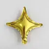 Balão Metalizado Quadrado Estrela de 10 polegadas Decoração de Festa de Aniversário Celebração de Casamento Decoração de Quarto de Casamento Balões de Estrela Pequena Atacado
