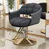 Silla de Peluquería Transfronteriza para Barbería, Salón de Belleza, Silla para Cortar el Cabello, Ajustable y Giratoria, Silla de Peluquería de Moda de Lujo Ligero, Estilo de Lujo Ligero