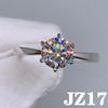 Anillos de Zircón Ocho Corazones y Ocho Flechas, Modernos, Simples, de Seis Garras, de Alta Gama, Versátiles, Anillos de Boda para Hombre y Mujer, Proveedores Fabricantes Venta al por Mayor