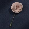 Flor rosa de tela coreana pin broche de una palabra ramillete abrigo atmosférico traje de hombre cárdigan pin accesorios mujer