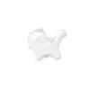Plata Pura S999 Estéreo Retro Lindo Gatito Tsundere Cuentas Cuerda de Cuentas DIY Accesorios de Plata Accesorios de Plata de Gato
