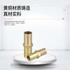Venta al por mayor de fábrica conector de pagoda bidireccional conector rápido de una palabra para tubería de gas Gas Gas conector recto neumático rápido de cobre