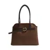 Bolsa Retro Esmerilada de Gama Alta para Mujer 2025 Nuevo Bolso de Hombro/Axila Versátil para el Trabajo de Moda Bolso Tote Pequeño Súper Popular
