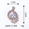 Pulseira Colar Pingente Charm Material Acessório DIY Liga Embutida Pérola Conector Acessório Pingente Único