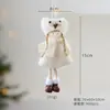Pingente de Boneca Anjo Fofo de Natal Mais Vendido Transfronteiriço, Decorações de Natal, Enfeites para Árvore de Natal