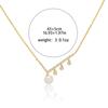 Collar para Mujer Estilo Japonés-Coreano Collar de Perlas Naturales de Agua Dulce Diseño Nicho Retro Asimétrico Estilo Francés Collar Elegante