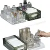 Caja de Almacenamiento de Escritorio, Cosméticos Acrílicos, Bocadillos, Cesta Transparente, Productos para el Cuidado de la Piel, Mascarilla Facial, Organización de Dormitorio, Estante de Almacenamiento Varios