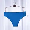 Venta directa de comercio exterior ropa interior bikini de una pieza sin costuras para mujer calzoncillos de algodón seda de hielo sexy Europa y Estados Unidos