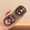 Ligas para el Cabello de Cable de Teléfono de Alta Calidad, Cuerdas para el Cabello de Lunares de Alta Elasticidad, Accesorios para el Cabello de Verano para Mujeres, Plástico Duradero sin Marcas Color Menta