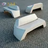 Silla Creativa de Hormigón GRC de Forma Especial para Ingeniería Municipal con Forma Única Estilo Urbano Taburete de Hormigón GRC Aparente