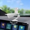Acessórios Criativos para Carro Enfeites Avião de Papel Giratório Centro de Console de Cura Boneco Decoração Boneco de Carro Desenho Animado