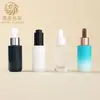 Botellas Vacías Transparentes en Stock Botellas Gotero de 30ml Botellas para Aceites Esenciales Botellas para Sérum Botellas de Vidrio Dosificadoras para Cosméticos Empaque