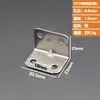Suporte de Canto de Ferro para Móveis / Conector de Reforço em L / Cantoneira de Suporte para Prateleira / Suporte Triangular de Ferro 90 Graus para Placa de Madeira