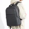Mochila de moda transfronteriza simple de negocios casual, bolsa de hombro doble resistente al agua, nuevo modelo 2026 para hombre, bolsa multifuncional para portátil