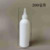 Botella de plástico de boca puntiaguda de 20/50 ml y 100 ml, para subembotellado de líquidos oscuros, botella de goteo, emulsión, botella exprimible de HDPE.