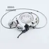 Accesorios de modificación para ATV GY6 Bull Dinosaurio Placa de montaje de pinza de freno de disco hidráulico de freno de mano y pie trasero