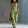 Novo 2026 Comércio Exterior Transfronteiriço Moda Europeia e Americana Casual para o Dia a Dia Blusa Cruzada Decote V Calça Longa Casual Simples