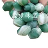 Contas de Ágata Verde Fosca com Veios Semelhantes à Seda, Contas Soltas de Jade, Contas Tambor de Cintura de Calcedônia Fosca, Contas para Acessórios de Joias