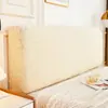 Funda de esponja para la cabeza de la cama cojín de cabecera funda de cojín de cabecera arco todo incluido suave cubierto respaldo de cama decorativo algodón engrosado