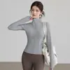 Ropa de Yoga en Oferta para Mujer, Nuevos Tops Redondos para Correr y Fitness, Ropa de Entrenamiento Ajustada de Manga Larga, Chaquetas Deportivas al por Mayor