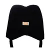 Chapéu de Lã para Outono e Inverno, Chapéu de Tricô Super Fofo Estilo Gato com Tiras, Versátil, Quente, Chapéu Protetor de Orelhas, Atacado Personalizado