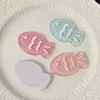 Acessórios de Resina de Peixe com Glitter Fino Transparente Case de Celular DIY Cola de Creme Grampo de Cabelo Feito à Mão Adesivos para Copo de Água Venda por Atacado