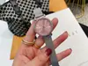 Plataforma de comercio exterior VOVA venta popular marca de incienso pequeño anillo de diamante reloj de cuarzo con correa de acero para mujer dulce dama básico