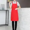 Avental impermeável grosso plus size, estampa de logotipo grátis, leite, chá, bufê, panela quente, loja, roupas de trabalho em estoque, presente para homens e mulheres