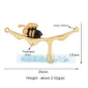 L37 Accesorios para Joyería DIY Conector de Collar Ojo del Diablo Chapado en Oro de Cobre Puro Microincrustado Amor