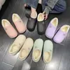 Pantuflas de casa impermeables, diseño de oso, cálidas para otoño e invierno, de suela gruesa, con tacón, aptas para usar al aire libre, forradas de felpa, gruesas, negras, talla 44-45